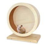 Roue de hamster en bois silencieuse de compagnie - pour le repos et le mouvement - bogie pour dautres ...