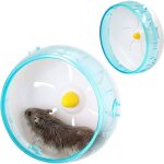 Roue de hamster roue dexercice pour hamster gerbille souris ou autres petits animaux domestiques (bleu?1pcs) ...