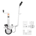 Roue jockey motoris�e - duoku - pour remorque 25 t - moteur 380 w 12 v - vitesse 7 m / min - hauteur ...