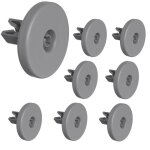 Roues lave - vaisselle - universelles - lot de 8 - compatible aeg candy electrolux - 40mm - panier infrieur ...