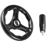 Roue à main volant manivelle 3 rayons volant12 x 100 mm avec poignée tournante pour fraiseuse tours meuleuses ... Roue à main volant manivelle 3 rayons volant12 x 100 mm avec poignée tournante pour fraiseuse tours meuleuses ...