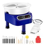 Roue de poterie 280 mm - vevor - tour de potier lectrique 450 w - pour cramique fabrication bricolage ...