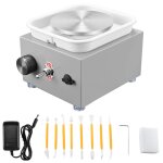 Roue de poterie �lectrique - ttlife - tour poterie 2000 tr / min vitesse avec plaques de 10 / 65 cm outils ...