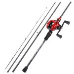 Rouge - 2. 1m main droite - ensemble de cannes À pêche casting et moulinet de 2. 1m en fiber de carbone ... Rouge - 2. 1m main droite - ensemble de cannes À pêche casting et moulinet de 2. 1m en fiber de carbone ...