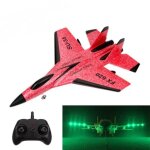 Rouge - avion rc su35 2. 4g avec lumires led modle volant avec tlcommande jouets en mousse epp pour ...