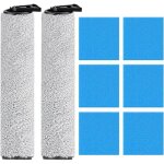 Rouleau � brosse de rechange et filtre �ponge pour eureka new400 aspirateur laveur sans fil accessoire ...