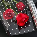 Rouleau de cellophane transparent 54cm x 30m papier cadeau transparent coupable - fleuriste rouleau cellophane ...