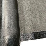 Rouleau de feutre bitume gris anthracite ardoise pile - largeur 1 m - dcoupe au mtre ? rouleau tanchit ...