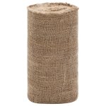 Rouleau de jute - vidaxl - 025x15 m - 100% jute naturel - �cologique - polyvalent