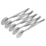 Rouleau � p�te - inox - multi - roues - 5 roues - 245 x 57 cm - outils de cuisson