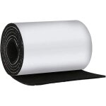 Rouleau patin feutre autocollant 100x10x5mm noir protection parquet tables chaises