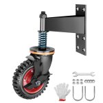 Rouleau de portail  ressort avec frein 150mm 360 roulette robuste pivotante coulissant pour portails ...