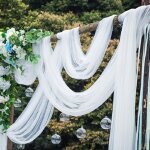 Rouleau de tulle organza cristal transparent pour décoration de mariage fête danniversaire toile de fond ... Rouleau de tulle organza cristal transparent pour décoration de mariage fête danniversaire toile de fond ...