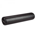 Rouleau de yoga fitness en mousse epp haute densit� - 60 x 15 cm - noir - vivezen