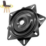 Roulement carre de plateau tournant 16cm base pivotant pour les meubles sofa tv et tabouret de bar noir ... Roulement carre de plateau tournant 16cm base pivotant pour les meubles sofa tv et tabouret de bar noir ...