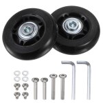 Roulement de direction sourcing map 1 kit 60x18mm roues de rechange pour bagages valise sac � chariot ...