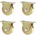 Roulettes de bureau robustes de type u 4 roues de porte coulissante 50 mm pour portail roulant et machines ...