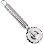 Roulette de coupe en acier inoxydable pour p�te � tarte tartelettes p�tes et biscuits 1 pi�ce