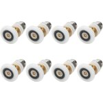 Roulettes douche 25mm roulette porte coulissante douche roulement pour porte de douche 8 pi�ces