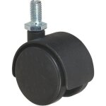 Roulette jumel�e ameublement � tige filet�e s�rie s49 tf - d50 - caujolle