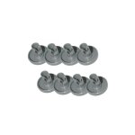 Roulette pour lave - vaisselle - aeg - 8 roues inf�rieures - installation facile - polypropyl�ne