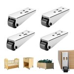 Roulettes pour meubles 4 pi�ces universelles roulettes fixes pour meubles amovibles roulettes pivotantes ...