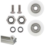 Roulettes en nylon avec rainures 30mmroulettes de porte de serrekit de remplacement de roulettes de portepour ... Roulettes en nylon avec rainures 30mmroulettes de porte de serrekit de remplacement de roulettes de portepour ...