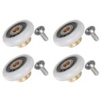 Roulette pour porte de douche sourcing map 20mm diam�tre porte en verre roulette porte coulissante 1 ...