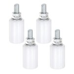 Roulette de porte de garage sourcing map 4 kits 40x60mm r�glable guides de portail coulissant en nylon ...