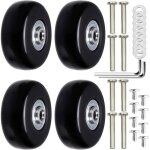Roulette valise 4pices valise roues de rechange valise roues remplacement roue de valise universelle ...