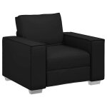 Roumei®fauteuil 1 place - fauteuil de sofa fixe pour salon / appartement - canapé noir 99 x 78 x 84 cm ... Roumei®fauteuil 1 place - fauteuil de sofa fixe pour salon / appartement - canapé noir 99 x 78 x 84 cm ...