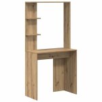 Roumeitable informatique pour tudiants - bureau chne artisanal 78. 5x37x154. 5cm bois dingnierie ...