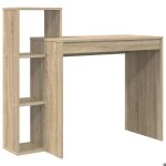 Roumeitable informatique pour tudiants - bureau chne sonoma 100x40x90cm bois dingnierie - 1 personne ...