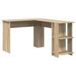 Roumei®table informatique pour étudiants - bureau dangle design l avec rangement chêne sonoma 140x113. ... Roumei®table informatique pour étudiants - bureau dangle design l avec rangement chêne sonoma 140x113. ...