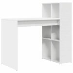 Roumeitable informatique pour tudiants - bureau avec tagre blanc 108x55x1035cm bois dingnierie - ...