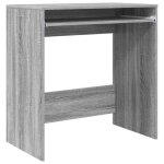 Roumei�table informatique pour �tudiants - bureau avec �tag�re gris 775x43x79cm bois ding�nierie - 1 ...