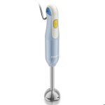Rouny mixeur plongeant  main avec lames en acier inoxydable pied mixeur bleu clair - idal pour la cuisine ...