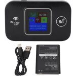 Routeur 4g ltepoint dacc�s mobile sans fil wifi portable haut d�bit 300 mbps avec emplacement pour carte ...