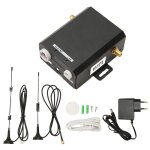 Routeur wi - fi 4g lte industriel avec emplacement pour carte sim 2 antennes externes 150 mbit / s prise ...