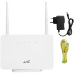 Routeur wifi 4g mobile portable sans fil wan lan port prise en charge carte sim pour windows 110 - 240v ...
