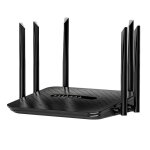 A routeur wifi 6 50 x 30 x 10 cm haute vitesse double bande 2. 4g et 5g 1000 mbps gigabit pare - feu ...