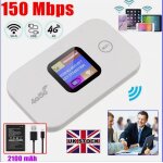 Routeur wifi portable - marque - 4g / 5g lte - autonomie 15h - connecte 10 appareils - cran lcd 1. 44 ...