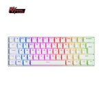 Rk royal kludge rk61 clavier gaming sans fil azerty 60% mecanique clavier bluetooth / 2. 4ghz / usb - ...