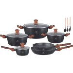 Royal swiss® batterie de cuisine induction 13 pièces - poignées amovibles - ensemble de casseroles Royal swiss® batterie de cuisine induction 13 pièces - poignées amovibles - ensemble de casseroles