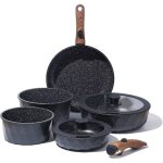 Royal swiss® batterie de cuisine induction 9 pièces - poignées amovibles - ensemble de casseroles pour ... Royal swiss® batterie de cuisine induction 9 pièces - poignées amovibles - ensemble de casseroles pour ...