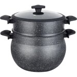Couscoussier - royal swiss - 12l - pierre anti - adhésif - compatible tous feux - cuisson vapeur saine ... Couscoussier - royal swiss - 12l - pierre anti - adhésif - compatible tous feux - cuisson vapeur saine ...