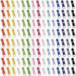 Rteonline 120 pcs curseur fermeture �clair 3# couleur zip pour vestes valise robe manteau - r�paration ...