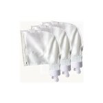 Rtgpt sacs de rechange 3pcs pour polaris 280 / 480 fermeture clair maille nylon modles k13 k16 qualit ...