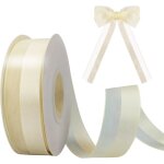 Rubans 25mm 18m ruban organza ruban mousseline rubans satin pour emballage cadeau ruban cheveux mariage ...