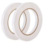 Ruban adh�sif double face transparent - 2 rouleaux?10mm�50m extra fort - convient pour diy bricolage ...